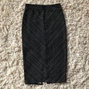 NEW** Silence and Noise Chevron Midi Pencil Skirt